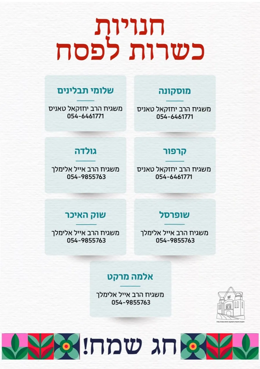Pesach guide, 5786 — Shafir Religious Council, page 12