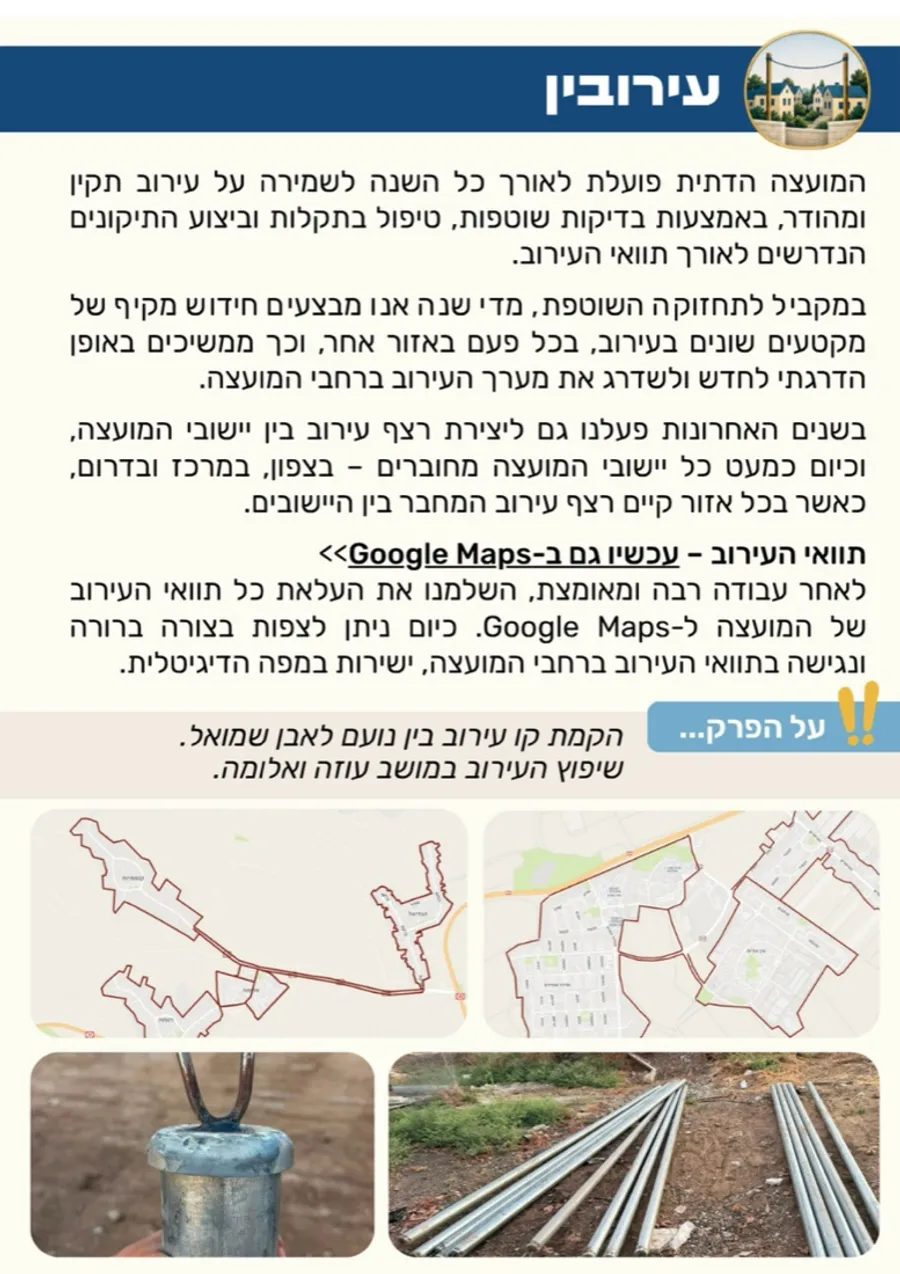 Shafir Religious Council newsletter, 5787 — year in review, page 13