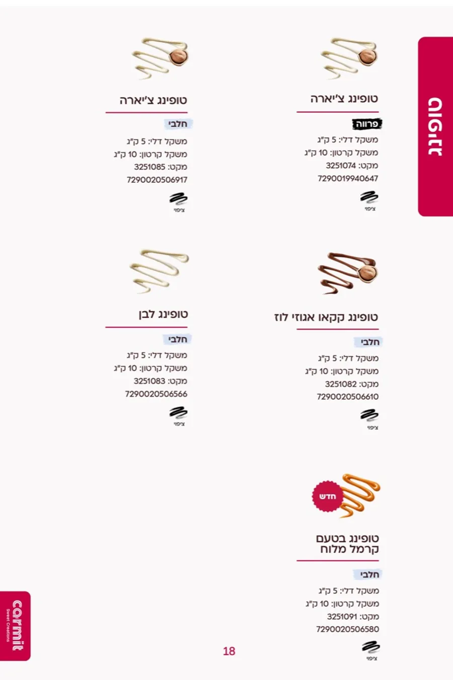 Carmit — Hanukkah catalog 2026, page 18