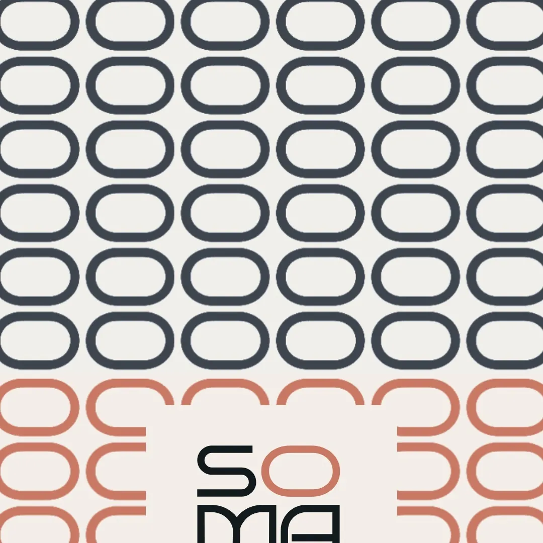 The O, repeated into a pattern.